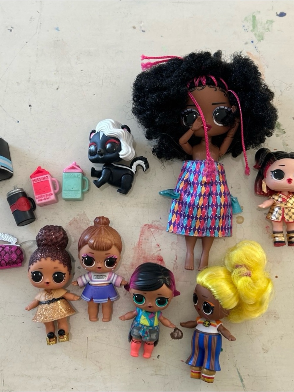 Lol Surprise Dolls Figure Lot With Accessories 12 pcs. Dolls Pet Accessories